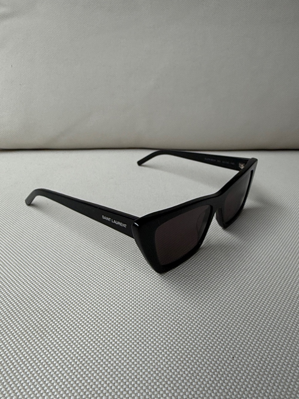 Saint Laurent Glossy Black Cat-Eye Sunglasses